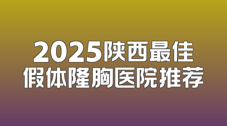 2025陕西最佳假体隆胸医院推荐