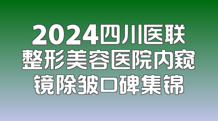 2024四川医联整形美容医院内窥镜除皱口碑集锦