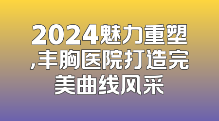 2024魅力重塑，丰胸医院打造完美曲线风采