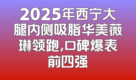 2025年西宁大腿内侧吸脂华美薇琳领跑，口碑爆表前四强