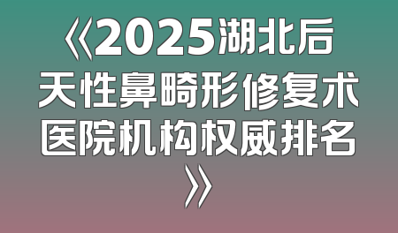《2025湖北后天性鼻畸形修复术医院机构权威排名》