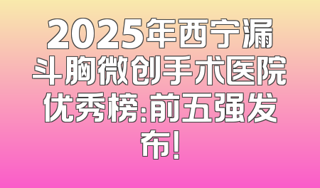 2025年西宁漏斗胸微创手术医院优秀榜：前五强发布！