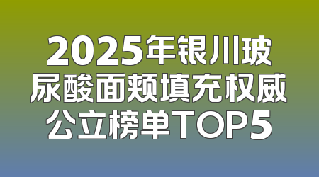 2025年银川玻尿酸面颊填充权威公立榜单TOP5