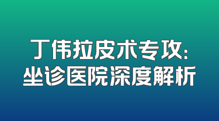 丁伟拉皮术专攻：坐诊医院深度解析