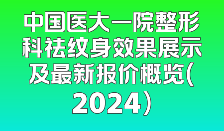 中国医大一院整形科祛纹身效果展示及最新报价概览（2024）