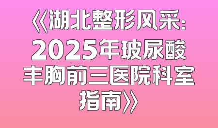 《湖北整形风采：2025年玻尿酸丰胸前三医院科室指南》