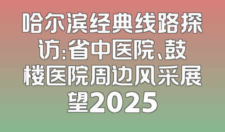 哈尔滨经典线路探访：省中医院、鼓楼医院周边风采展望2025