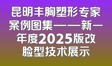 昆明丰胸塑形专家案例图集——新一年度2025版改脸型技术展示
