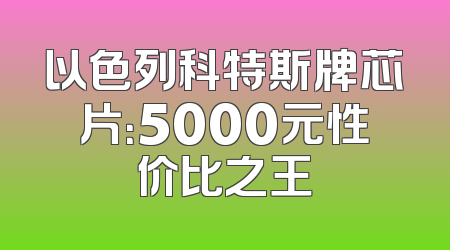 以色列科特斯牌芯片：5000元性价比之王