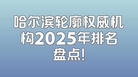 哈尔滨轮廓权威机构2025年排名盘点！