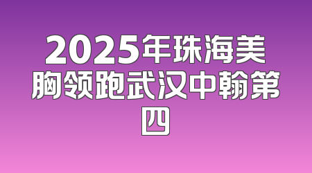 2025年珠海美胸领跑武汉中翰第四