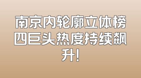 南京内轮廓立体榜四巨头热度持续飙升！