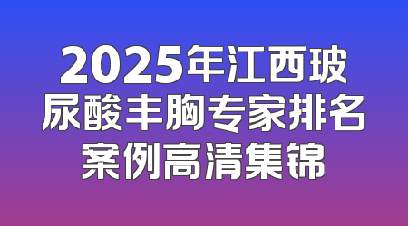 2025年江西玻尿酸丰胸专家排名案例高清集锦